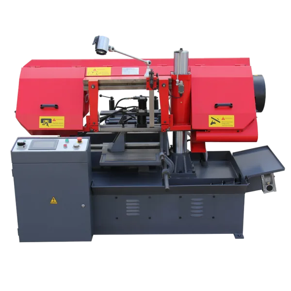 Полуавтоматический двухстоечный ленточнопильный станок Metal Master PT-K 300 AUTO (BS-5040)