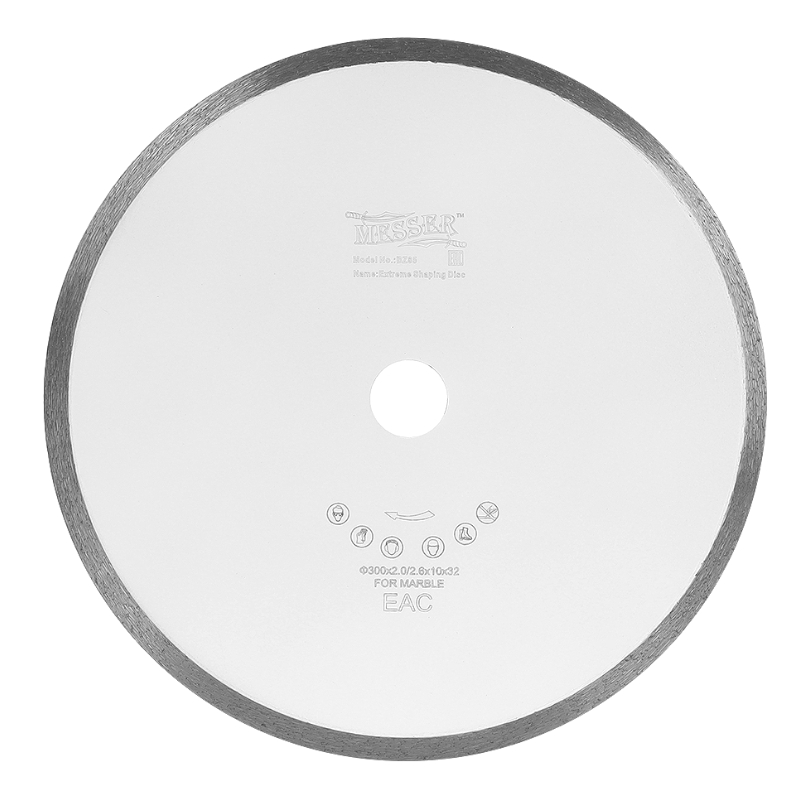 Диск сплошная кромка для резки мрамора MESSER M/X, мокрый, 300D-2.6T-10W-32/25,4