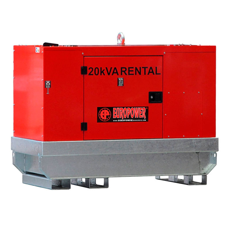 Дизельный генератор EUROPOWER EPSR 20 TDE (1500 об/мин, шумозащит. кожух, арендное исполнение)