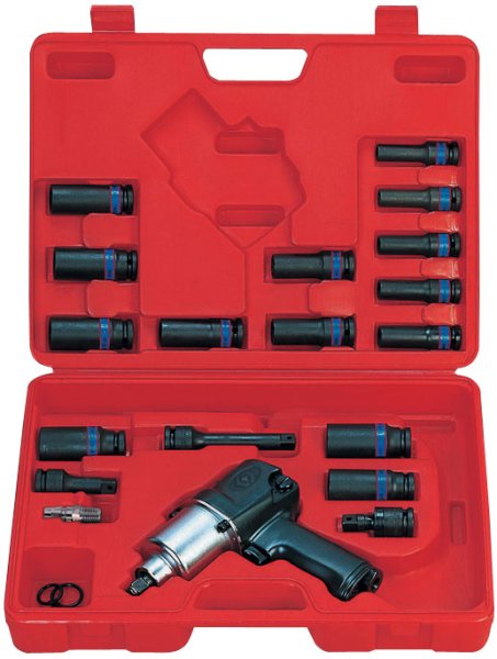 Гайковерт пневматический KING TONY 44118MP08  (набор)
