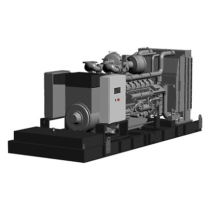 Дизельный генератор PRAMAC GSW875P Mecc Alte трехфазный без кожуха