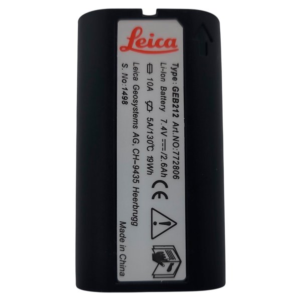 RGK Аккумулятор типа LEICA GEB212 для TS/GNSS (7.4V 2.6Ач Li-Ion) аналог