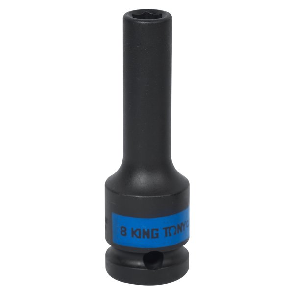 Головка торцевая ударная глубокая шестигранная 1/2", 8 мм KING TONY 443508M