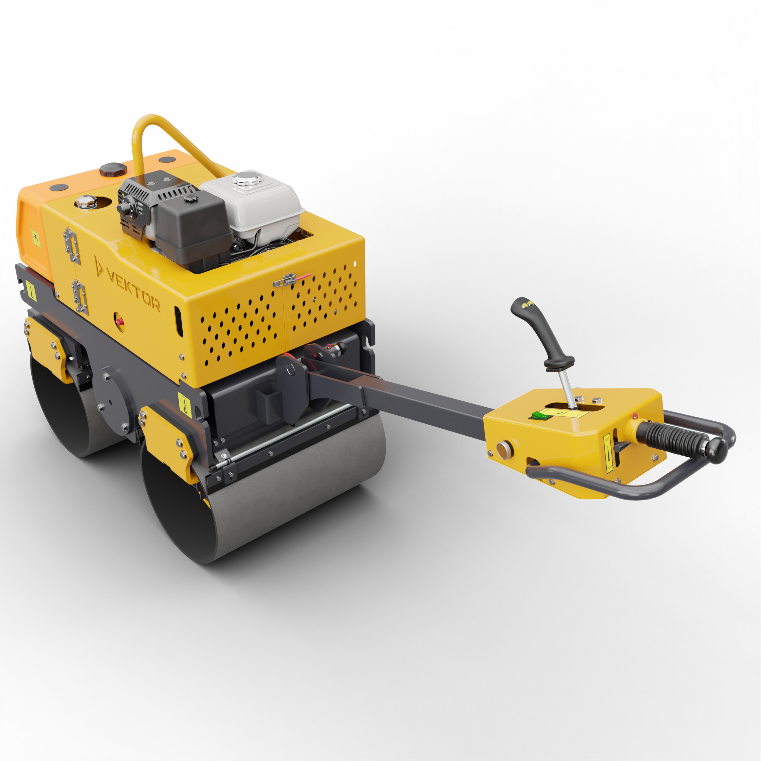 Виброкаток ручной двухвальцовый Vektor VRDR-800