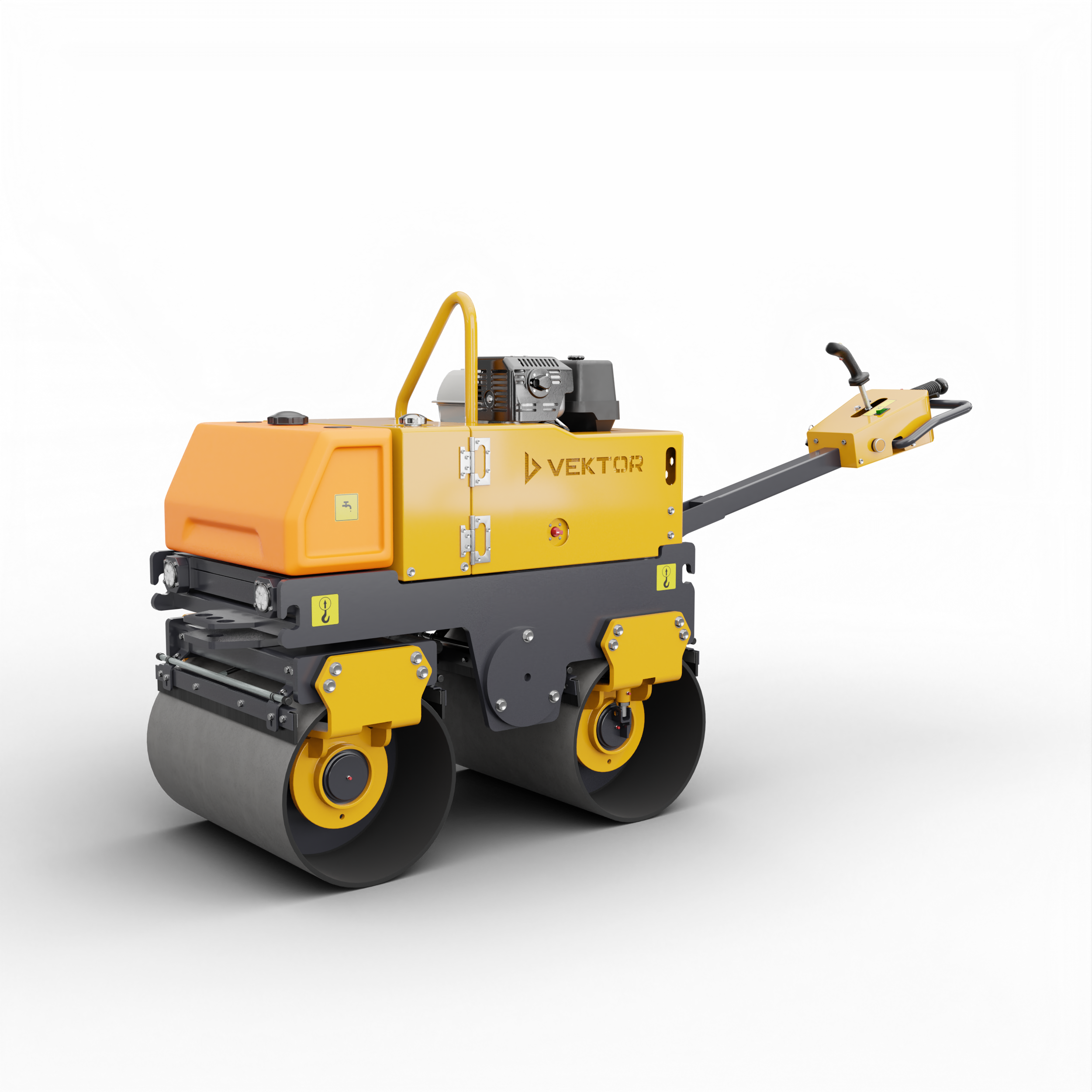 Виброкаток ручной двухвальцовый Vektor VRDR-800D