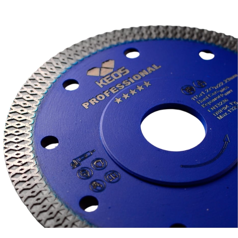Диск алмазный KEOS Professional 1.2мм X-tile (керамогранит) 115мм/22,23