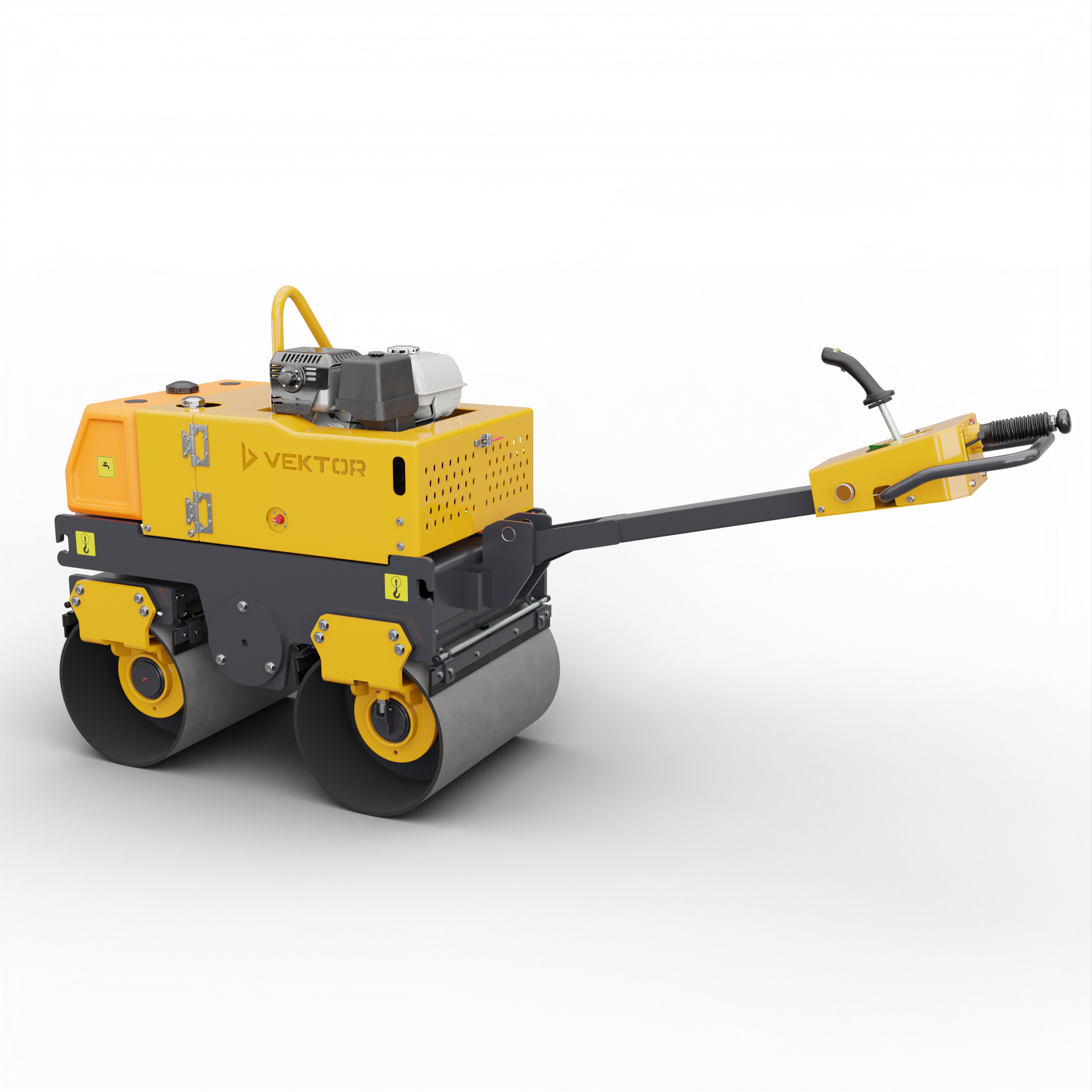 Виброкаток ручной двухвальцовый Vektor VRDR-800D