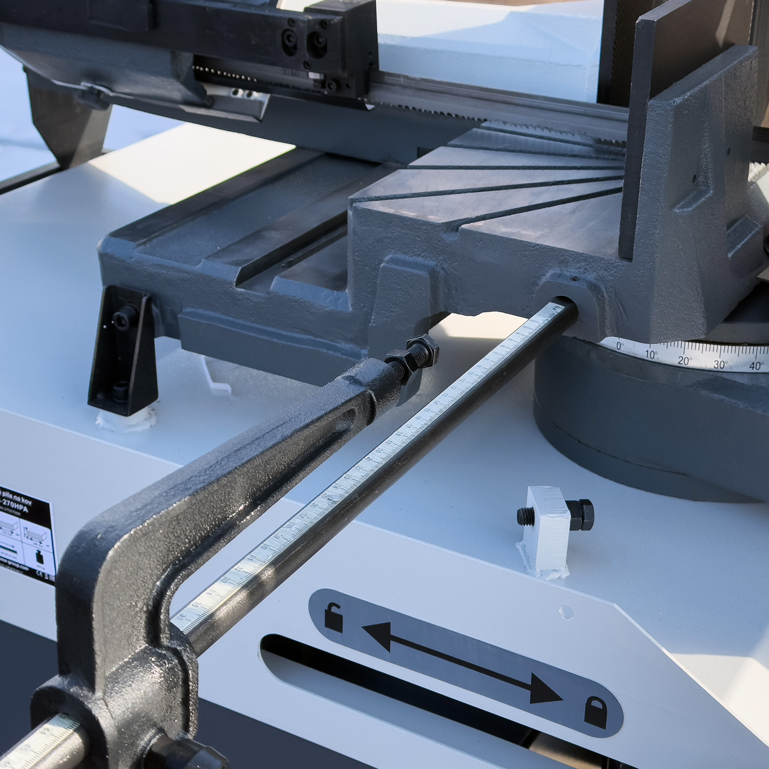 PPS-270HPA полуавтоматический ленточнопильный станок по металлу