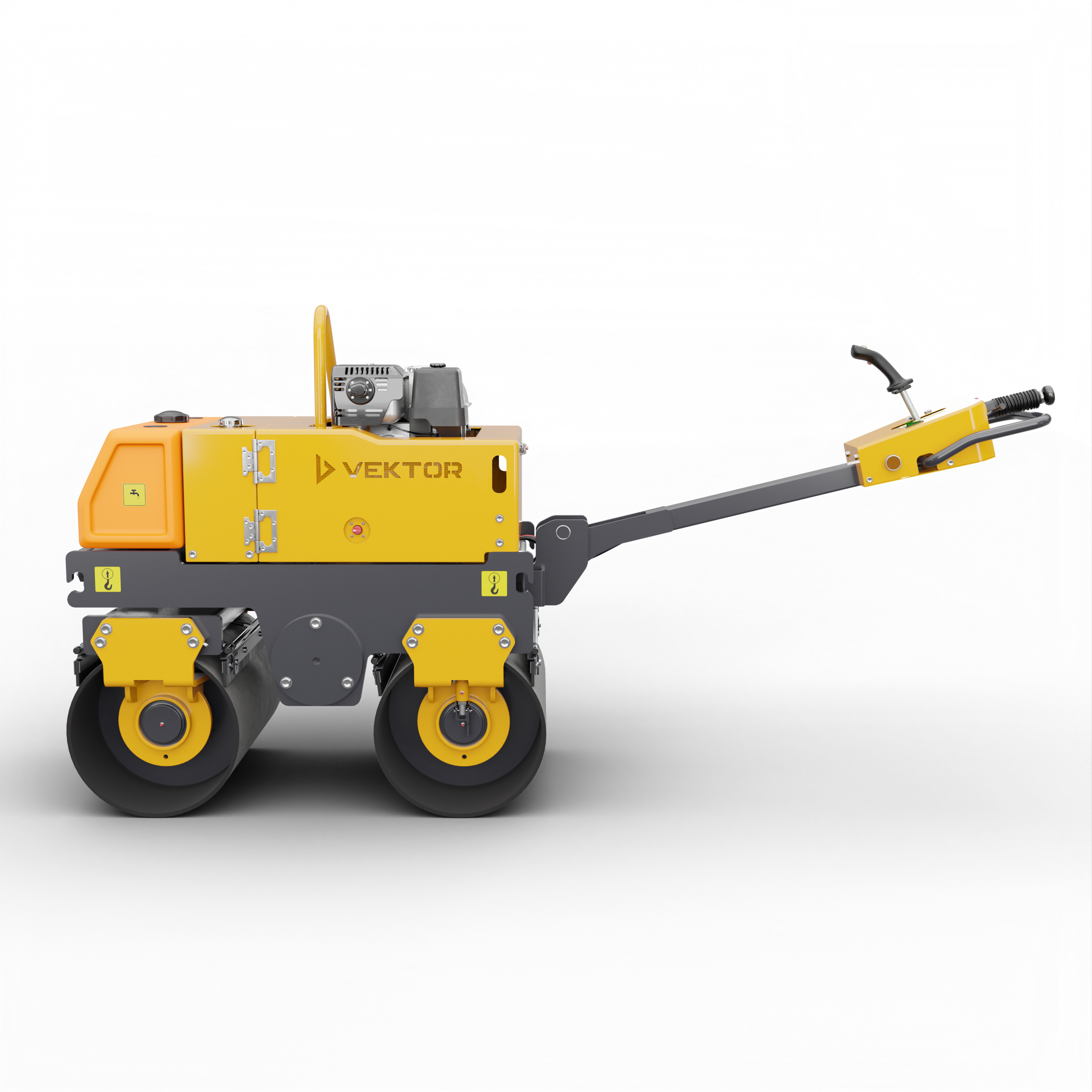 Виброкаток ручной двухвальцовый Vektor VRDR-800D