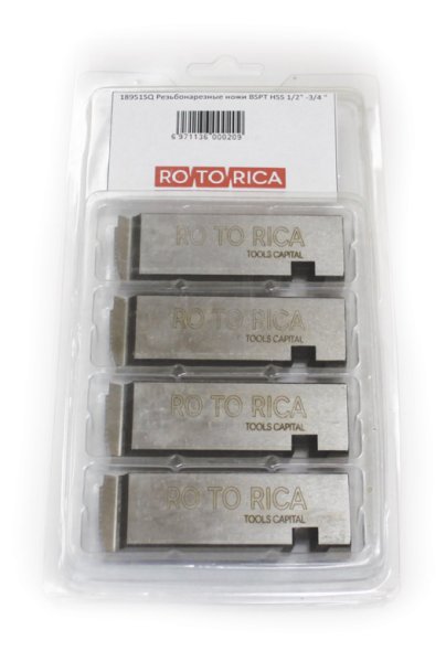 Резьбонарезные ножи Rotorica BSPT R 1/2" -3/4" HSS