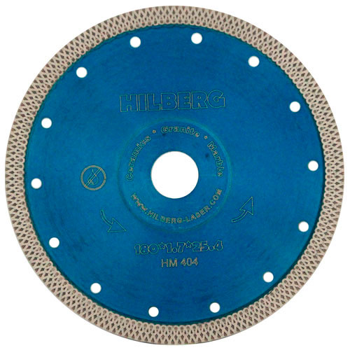 Диск алмазный Hilberg Ультратонкий турбо X тип 180 мм