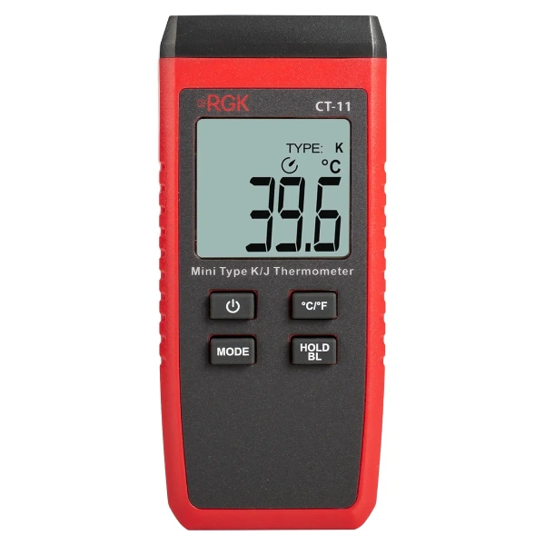 Термометр RGK CT-11 с погружным зондом температуры TR-10W с поверкой