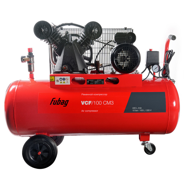 Компрессор Fubag VCF/50 СM3 (440л/мин 50л 10бар 2.2кВт 220В)