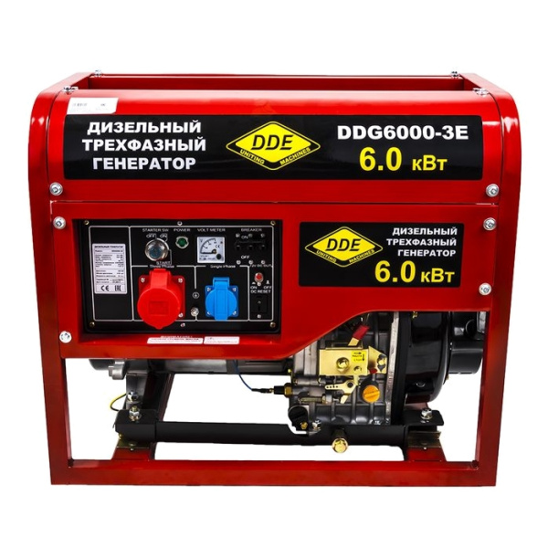 Генератор дизельный DDE DDG6000-3E