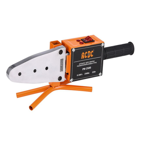 Сварочный аппарат ACDC PW-2000 набор для сварки пластиковых труб ACDC (2500Вт, ножницы, 20,25,32,40,