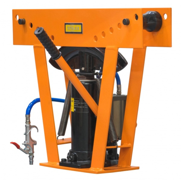 Трубогиб пневмогидравлический Stalex HB-16Q, 1/2"- 3", рабочий ход 240 мм., 16т., 70 кг.