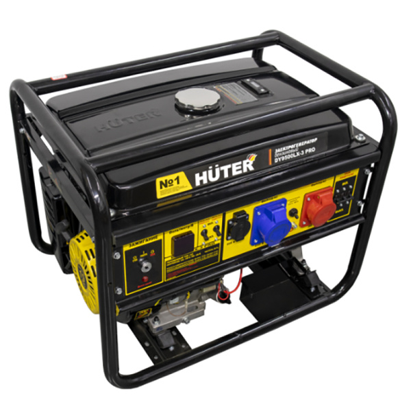 Генератор Huter DY9500LX-3 PRO-электростартер (380В/220В)