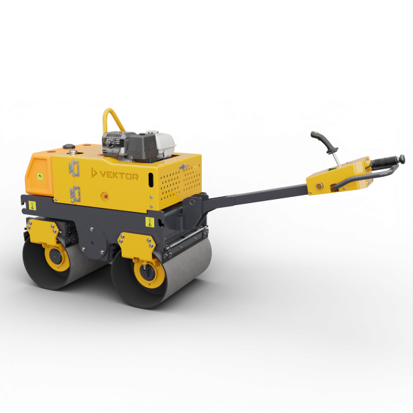 Виброкаток ручной двухвальцовый Vektor VRDR-800C