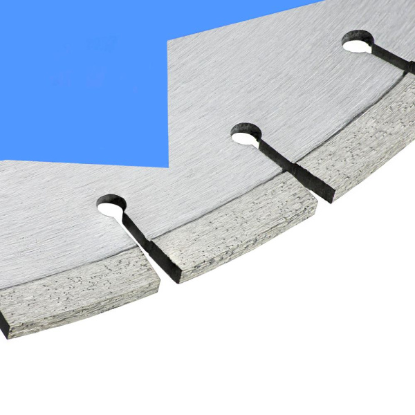 Алмазный сегментный диск Kronger 400x3,5/2,5x12x25,4-25 F4 Beton