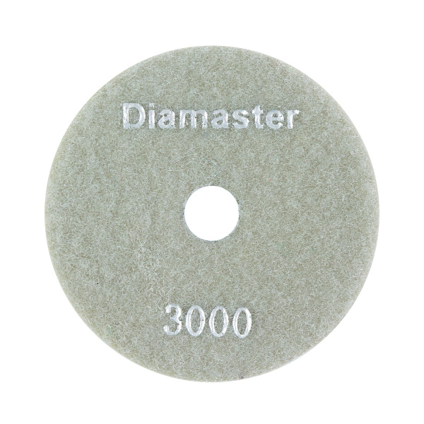 Алмазный гибкий шлифовальный круг (АГШК) DIAMASTER 100*2 №3000 бетон серый