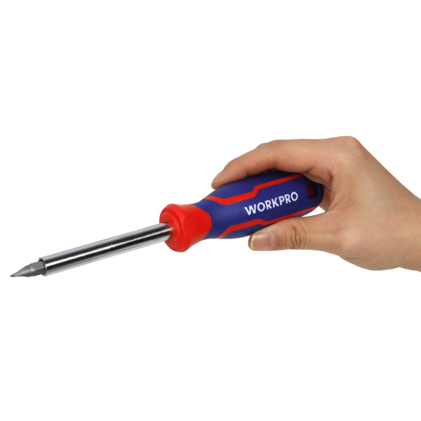 Отвертка-битодержатель 1/4" магнитная проф WP221049 WORKPRO