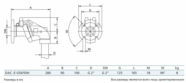 Донное присоединительное устройство Zenit DAC 2 EXTERNAL