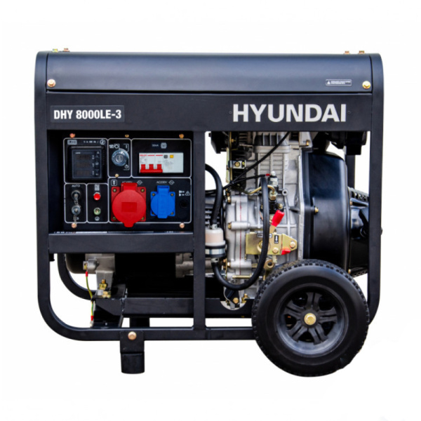 Генератор дизельный HYUNDAI DHY 8000LE-3