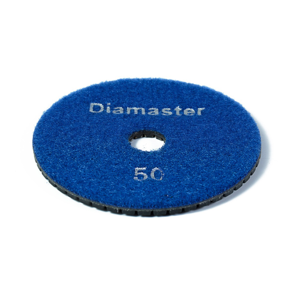 Алмазный гибкий шлифовальный круг (АГШК) DIAMASTER 100*2 №50 бетон синий
