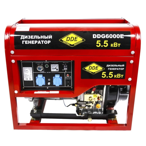 Генератор дизельный DDE DDG6000E