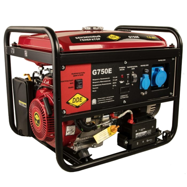 Бензиновый генератор DDE G750E