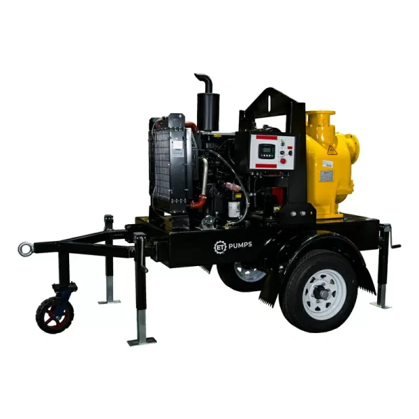 Дизельная мотопомпа ET-PUMPS JD6-250 G10 WPT с двигателем WEICHAI