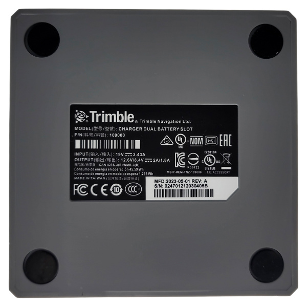 RGK Зарядное устройство типа TRIMBLE 76767 (тип 109000 101071-00-04) аналог