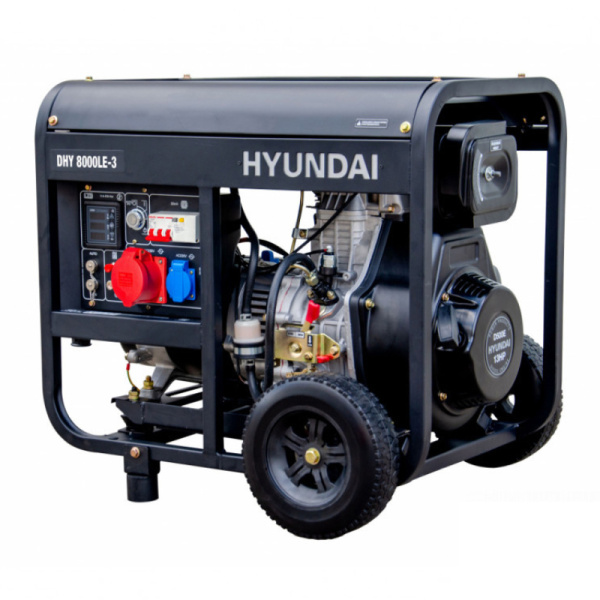 Генератор дизельный HYUNDAI DHY 8000LE-3