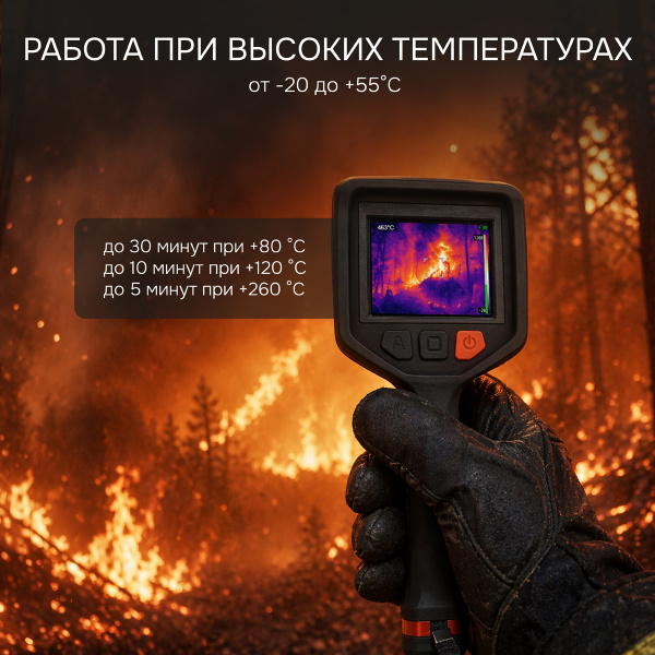 Тепловизор RGK TL-384F с поверкой и опцией 2000 °C