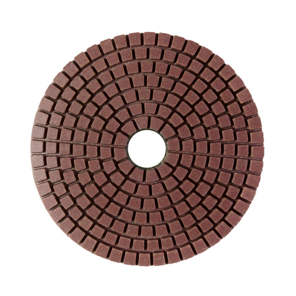 Алмазный гибкий шлифовальный круг (АГШК) DIAMASTER 100*2 №100 бетон желтый
