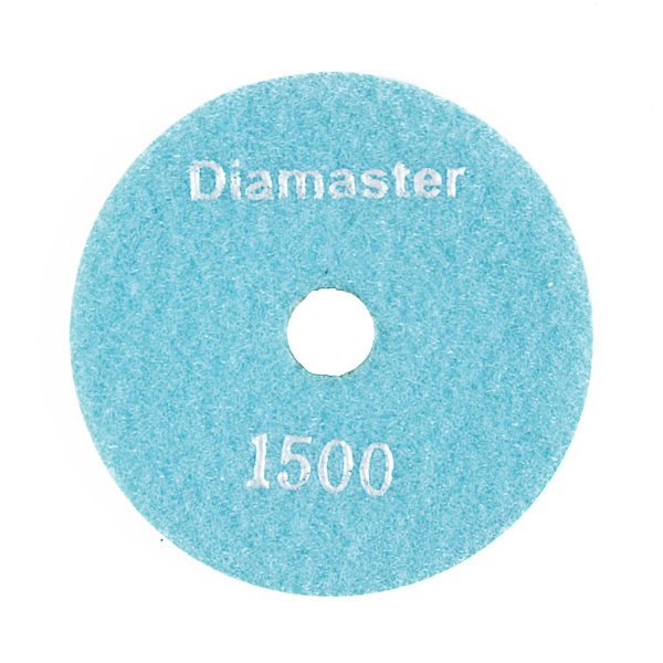 Алмазный гибкий шлифовальный круг (АГШК) DIAMASTER 100*2 №1500 бетон голубой
