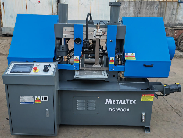 MetalTec BS 350 CA автоматический колонный ленточнопильный станок