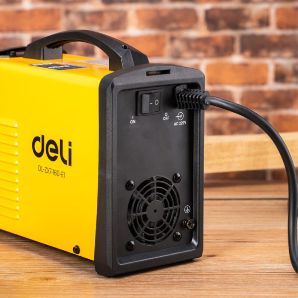 Сварочный аппарат инверторный DELI DL-ZX7-160-E1 ( 20-160А, 6, 8кВт, ПВ 40%, диаметр электрода 1,