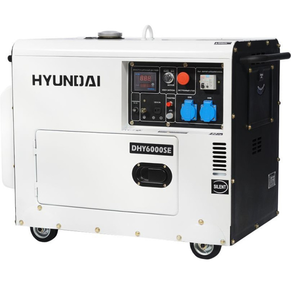 Дизельный генератор с автозапуском HYUNDAI DHY 6000SE