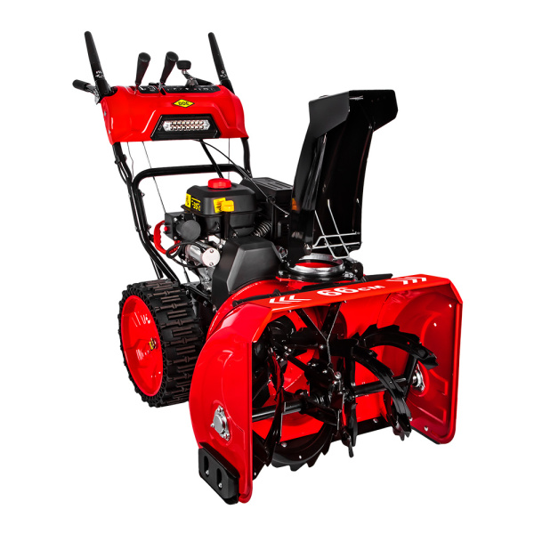 Снегоуборщик бензиновый DDE ST7066LE (SnowEngine 7,0 л.с., ширина 66 см, скор. +6/-2, кол. 16", упр-ние на панели, эл. старт, фара)(SnowEngine 7,0 л.с., ширина 66 см, скор. +6/-2, кол. 16", упр-ние на панели, эл. старт, фара)