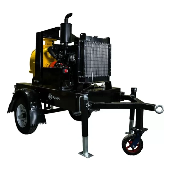 Дизельная мотопомпа ET-PUMPS JD6-250 G10 WPT с двигателем WEICHAI