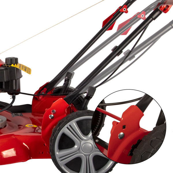Газонокосилка бензиновая DDE LM 57 Pro (6,0 л.с., ширина 57 см, высота 30-80 мм)(6,0 л.с., ширина 57 см, высота 30-80 мм)